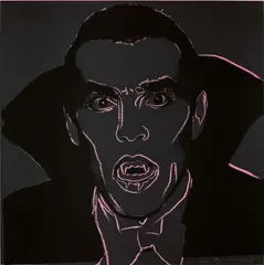 Dracula by Andy Warhol, 1981, Farbserigrafie auf Lenox Museumskarton, sold Nov 2023