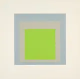 ADV by Josef Albers, 1969, Farbserigrafie auf leichtem Karton, sold Nov 2023