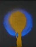 Otto Piene, Elmsfeuer, 1975, Farbserigrafie auf leichtem Karton