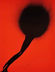 Jupiter + Jo by Otto Piene, 1974, Farbserigrafie auf leichtem Karton, sold Nov 2023