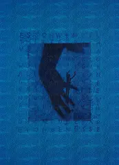 Figur mit Hand (Es schwindelt...) by Sigmar Polke, 1973, Offsetlithografie auf Velin mit Schlangenhaut-Prägung, sold Nov 2023