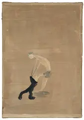 Ohne Titel by Norbert Schwontkowski, 1994, Mischtechnik auf Leinwand, sold Nov 2023
