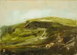 Thomas Kohl, "Kuppe", 1991, Öl auf Leinwand