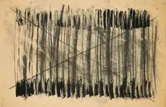 Franz Erhard Walther, Ohne Titel, Mischtechnik auf Papier