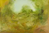 Thomas Kohl, "Jardin", 1994, Öl auf Leinwand
