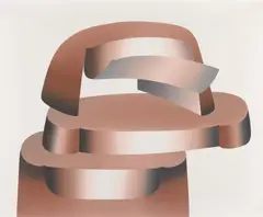 "Spaltung" 12 by Lambert Maria Wintersberger, 1968, Acryl auf Leinwand, sold Nov 2023