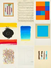 Mappenwerk, Die Sammlung Kemp, 2001, Mappe mit 15 Druckgrafiken 15 verschiedener Künstler