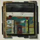 Gerd Baukhage, Versperrung, 1973, Öl auf Leinwand