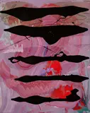 Sigmar Polke, "Probe für Documenta", 1982, Mischtechnik auf Leinwand