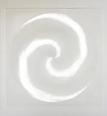 Lichtspirale by Heinz Mack, 1970, Prägedruck auf Aluminium, kaschiert auf Karton, sold Nov 2023