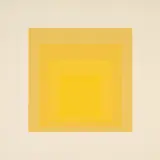 Rare Echo by Josef Albers, 1965, Farbserigrafie auf Mohawk Superfine Bristol, sold Jan 2024