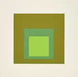 Tuscany by Josef Albers, 1966, Farbserigrafie auf leichtem Karton, sold Jan 2024