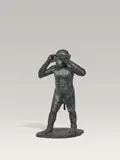 Jörg Immendorff, Malerstamm Michael, 2002, Bronze, schwarz-grün patiniert