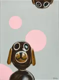 Sebastian Weissenbacher, "Der Philosoph" V.2, 2000, Acryl auf Leinwand