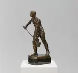 Gerhard Janensch, Eisengießer, Bronze, braun patiniert