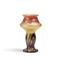 Loetz Witwe, Kleine Vase "Phänomen" Modell für die Weltausstellung in Paris 1900, Um 1900