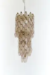 Carlo Scarpa, 'POLIEDRI' CHANDELIER FOR VENINI