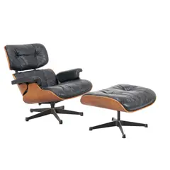 Charles and Ray Eames, LOUNGE CHAIR AND OTTOMAN FOR HERMAN MILLER