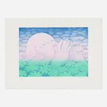 Robin F. Williams, Earth Prayer, 2020, aquatint and etching in colors