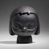 Roby Dwi Antono, Kira (black), 2021, patinated bronze