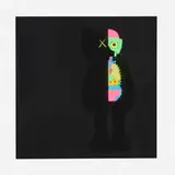 Kaws, Dissected Companion (black), 2006, screenprint in colors