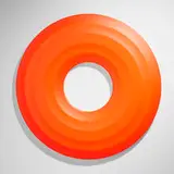 Josh Sperling, Donut lamp (orange)