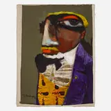 Kingsley Obasi, Untitled, 2022, acrylic on canvas