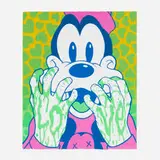 Ben Frost, Goofy Love, 2016, screenprint in colors on Mohawk Superfine UltraWhite Cover