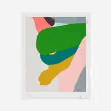 Helen Beard, Syntribate, 2019, screenprint in colors on Somerset Satin 410gsm
