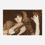 Graham Nash, Neil Young with Guitar, gelatin silver print