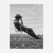 James Dean (on the Set of Giant) by Frank Worth, archival inkjet print, sold Sep 2023