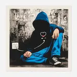 Hijack, Social Media Junkie, 2020, screenprint in colors