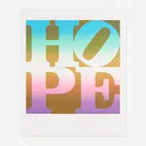 Spring (from the Four Seasons of Hope (Gold) portfolio) by Robert Indiana, 2012, screenprint in colors on Coventry Rag Vellum, sold Sep 2023