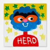 Fanny Brodar, Hero, 2022, acrylic on canvas