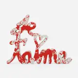 Thierry Guetta, Je t'aime (Red Splash), 2018, acrylic on cast resin