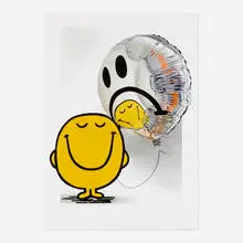 Mr. Happy by Fanakapan, 2021, archival pigment print on Somerset Satin 300gsm, sold Sep 2023