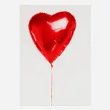 Thierry Guetta, Hold On To My He(Art), 2018, screenprint in colors