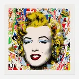 Thierry Guetta, Collage (from the Monroe POPfolio portfolio), 2021, screenprint in colors