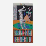 David Hockney, Parade for Metropolitan Opera, 1981, screenprint in colors
