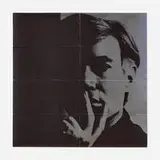Andy Warhol, Untitled (Self-Portrait), 1966, offset lithograph on silver-coated paper