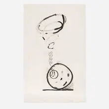 Al Taylor, Untitled (Double Spiral), 1988, etching on Somerset Satin