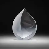 Christopher Ries, Afterglow, 1989, cut, ground, and polished optical crystal