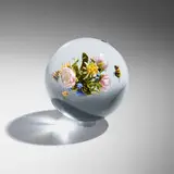 Paul Stankard, Tea Rose Bouquet Orb
