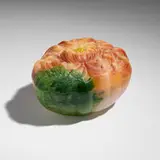 Kimiake Higuchi, Chrysanthemum box, 1998, pâte de verre