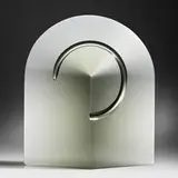 Petr Hora, 4-Mar, 1999, cast, carved, and acid-etched glass
