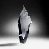 Christopher Ries, Desert Flower, 1993, cut, ground, and polished optical crystal