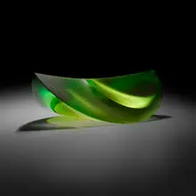 Martin Rosol, Psyquatica II, 2005, laminated, cut, and polished optical glass