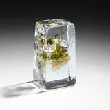 Paul Stankard, Tall Botanical paperweight