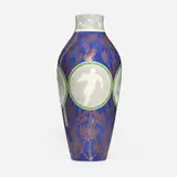 1924 Paris Summer Olympics vase by Manufacture nationale de Sèvres, 1924, glazed and gilt porcelain with pâte-sur-pâte decoration, sold May 2025