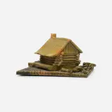 George E. Ohr, Log cabin inkwell
